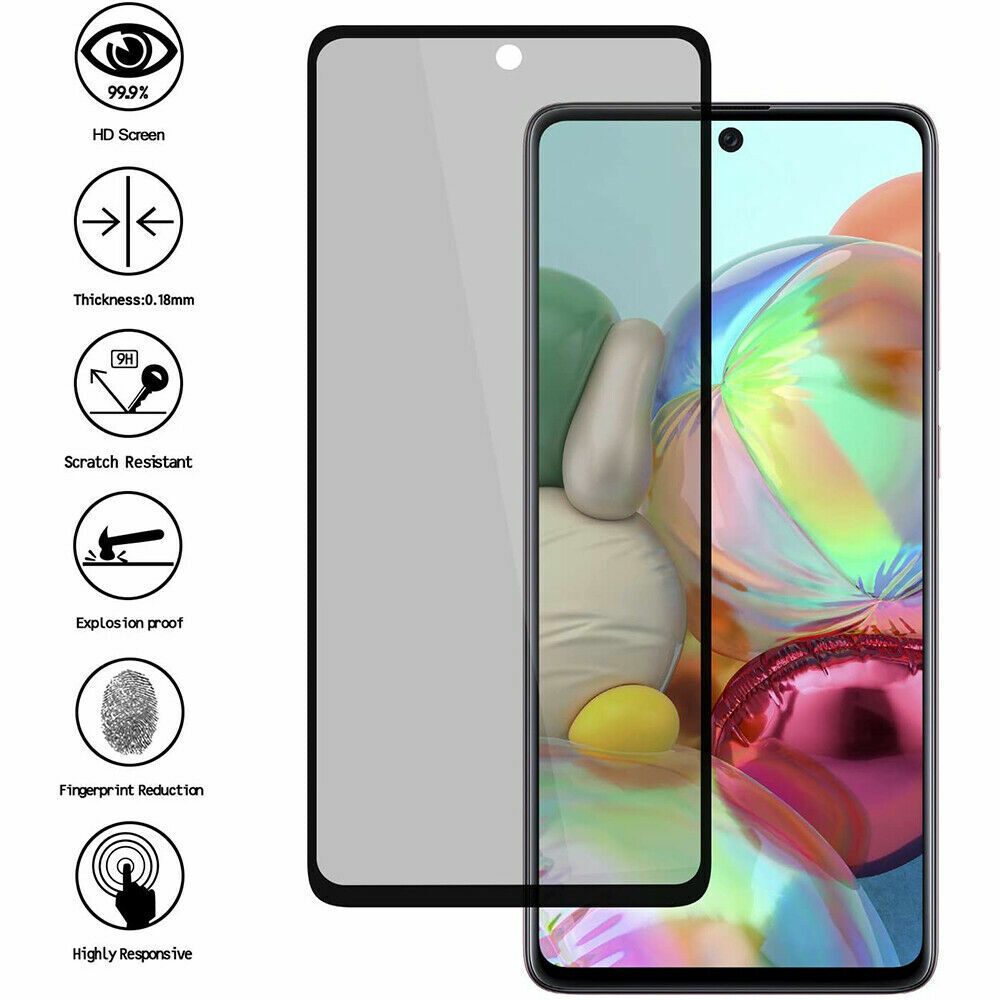 Samsung Galaxy A52 PRIVACY Screen Protector No-Peep Anti-Spy Tempered Glass