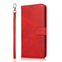 Load image into Gallery viewer, Magnetic Split PU Leather Flip Wallet Cover Case for iPhone 12 / 12 Pro
