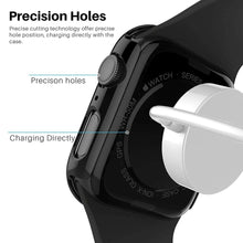 Load image into Gallery viewer, Re-Define Hard PC Case with Tempered Glass Screen Protector for Apple Watch Series 7 / 8 45mm
