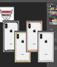 Load image into Gallery viewer, iPhone 12 Pro Max Goospery Wonder Protect Clear Metallic Bumper Case
