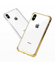 Load image into Gallery viewer, iPhone 12 Pro Max Goospery Wonder Protect Clear Metallic Bumper Case
