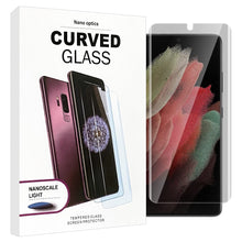 Load image into Gallery viewer, Samsung Galaxy S23 ULTRA Privacy Screen Protector UV GLUE Tempered Glass Nano Optics
