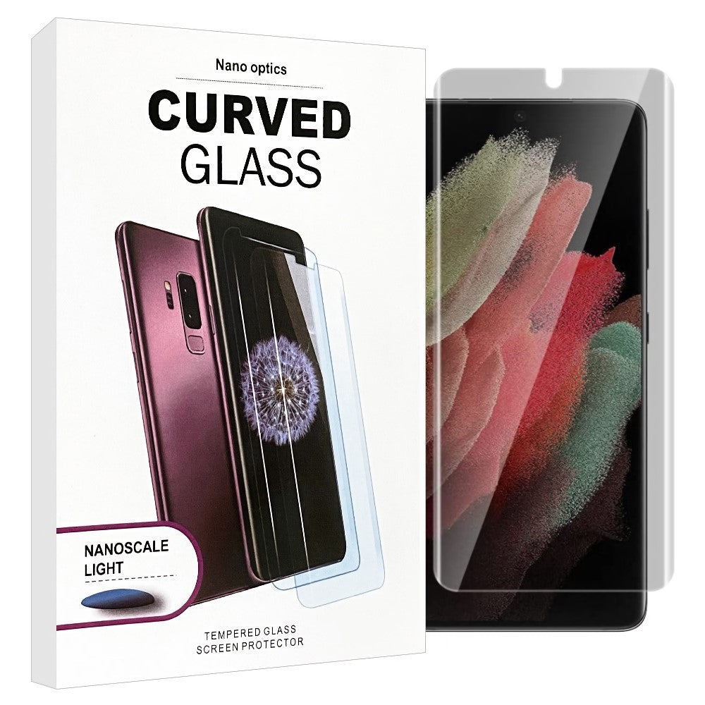 Samsung Galaxy S23 ULTRA Privacy Screen Protector UV GLUE Tempered Glass Nano Optics