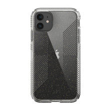 Load image into Gallery viewer, iPhone 12 / 12 Pro Speck Presidio Perfect-Clear Glitter + Grips Case
