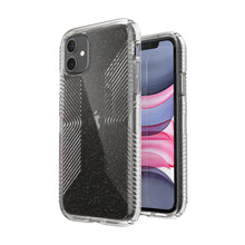 Load image into Gallery viewer, iPhone 12 / 12 Pro Speck Presidio Perfect-Clear Glitter + Grips Case
