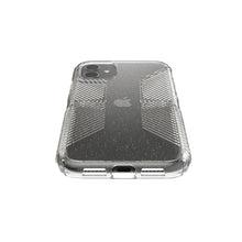 Load image into Gallery viewer, iPhone 12 / 12 Pro Speck Presidio Perfect-Clear Glitter + Grips Case
