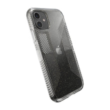 Load image into Gallery viewer, iPhone 12 / 12 Pro Speck Presidio Perfect-Clear Glitter + Grips Case
