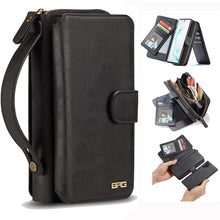 Load image into Gallery viewer, Samsung Galaxy S20 Plus BRG Leather Purse 12 Card-Slot Detachable Case
