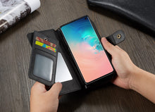 Load image into Gallery viewer, Samsung Galaxy S10 BRG Leather Purse 12 Card-Slot Detachable Case
