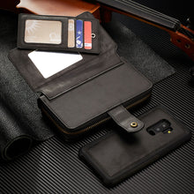 Load image into Gallery viewer, Samsung Galaxy S9 BRG Leather Purse 12 Card-Slot Detachable Case
