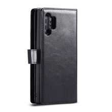 Load image into Gallery viewer, Samsung Galaxy Note 10 Plus BRG Leather Wallet Flip 9 Card-Slot Detachable Case
