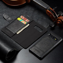 Load image into Gallery viewer, Samsung Galaxy S10 BRG Leather Wallet 2 Card-Slot Detachable Case
