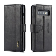 Load image into Gallery viewer, Samsung Galaxy S10 BRG Leather Wallet 2 Card-Slot Detachable Case
