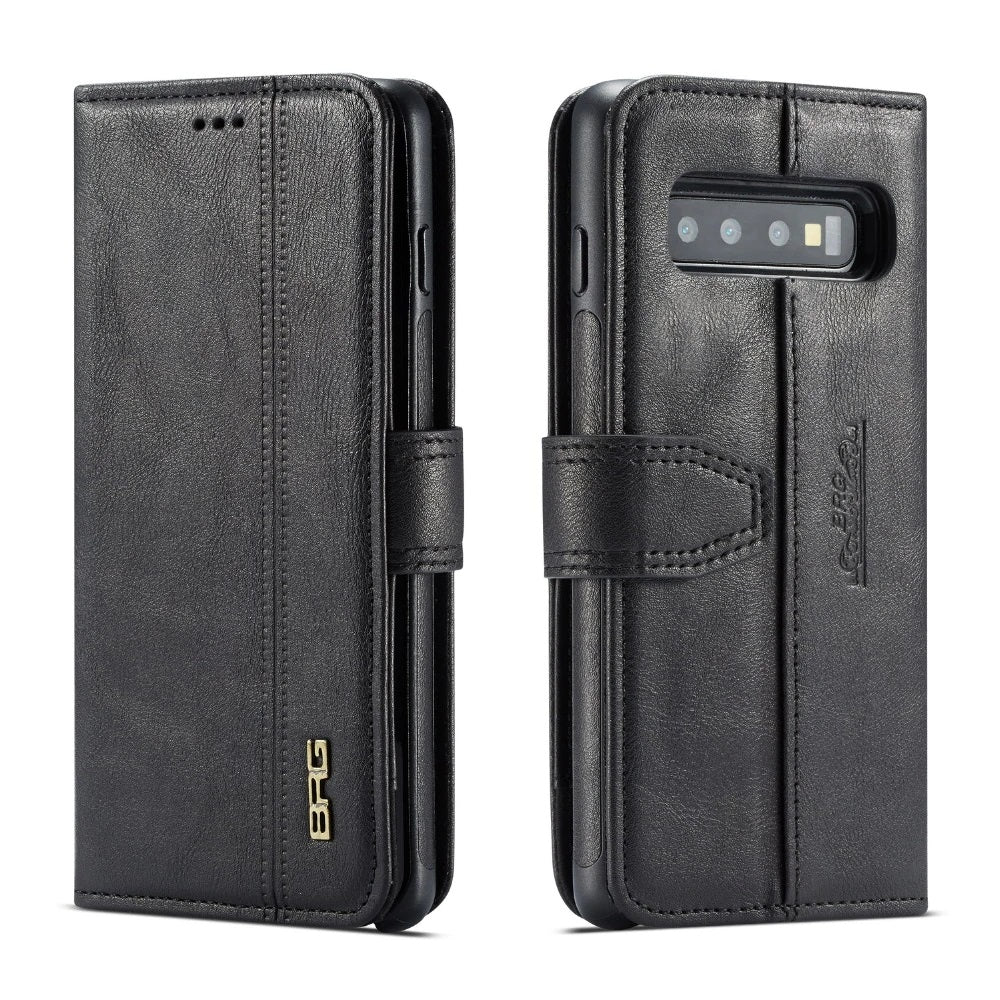 Samsung Galaxy S10 BRG Leather Wallet 2 Card-Slot Detachable Case