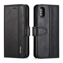 Load image into Gallery viewer, iPhone 6 Plus / 7 Plus / 8 Plus BRG Leather Wallet 2 Card-Slot Detachable Case
