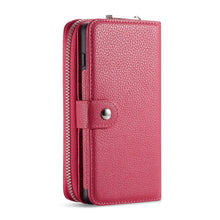 Load image into Gallery viewer, Samsung Galaxy S9 Plus BRG Leather Purse 3 Card-Slot Detachable Case
