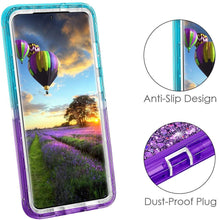 Load image into Gallery viewer, Samsung Galaxy S20 Plus Liquid Glitter Gradient Shockproof Case
