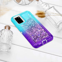 Load image into Gallery viewer, Samsung Galaxy S20 Plus Liquid Glitter Gradient Shockproof Case
