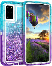 Load image into Gallery viewer, Samsung Galaxy S20 Plus Liquid Glitter Gradient Shockproof Case
