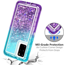 Load image into Gallery viewer, Samsung Galaxy S20 Plus Liquid Glitter Gradient Shockproof Case
