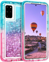 Load image into Gallery viewer, Samsung Galaxy S20 Plus Liquid Glitter Gradient Shockproof Case
