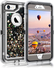 Load image into Gallery viewer, iPhone 6 / 6s / 7 / 8 Liquid Glitter Shockproof Case
