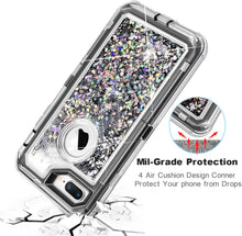 Load image into Gallery viewer, iPhone 6+ / 7+ / 8+ (Plus) Glitter ShockProof Transparent Heavy Duty Case
