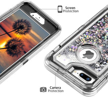 Load image into Gallery viewer, iPhone 6+ / 7+ / 8+ (Plus) Glitter ShockProof Transparent Heavy Duty Case
