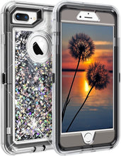 Load image into Gallery viewer, iPhone 6+ / 7+ / 8+ (Plus) Glitter ShockProof Transparent Heavy Duty Case
