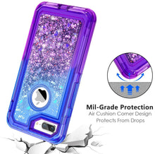 Load image into Gallery viewer, iPhone 6+ / 6s+ / 7+ / 8+ Liquid Glitter Gradient Shockproof Case
