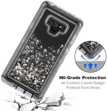 Load image into Gallery viewer, Samsung Galaxy Note 9 Liquid Glitter Shockproof Case
