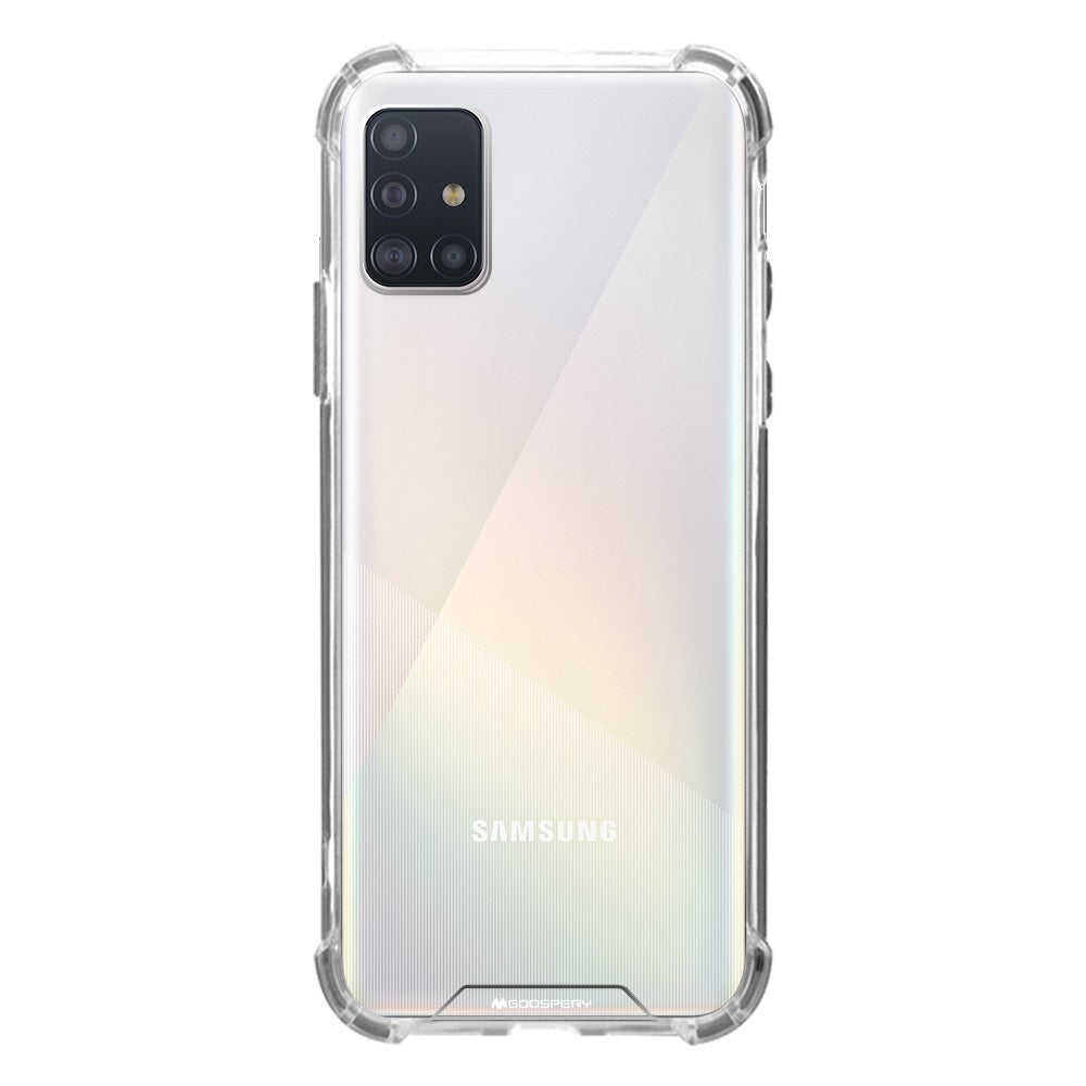 Samsung Galaxy A31 SUPER PROTECT Clear ShockProof Case - Mercury Goospery