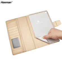 Load image into Gallery viewer, Samsung Galaxy Tab A 10.1 (2019) Hanman Leather Cardholder Case
