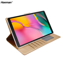 Load image into Gallery viewer, Samsung Galaxy Tab A 10.1 (2019) Hanman Leather Cardholder Case
