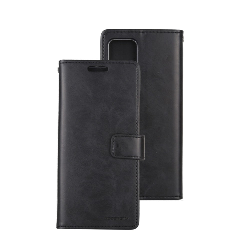 Mercury Mansoor Diary Cover Case for iPhone 14 - 9 Card Pockets