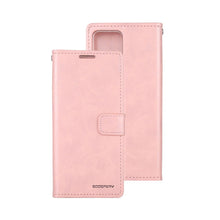 Load image into Gallery viewer, iPhone 14 Mercury Bluemoon Diary Case - 3 Card Pockets
