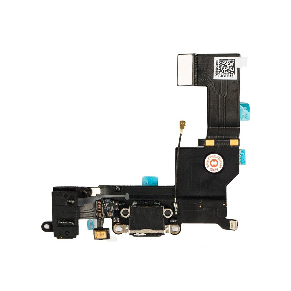 Charging Port Flex Cable for iPhone 5S - Black