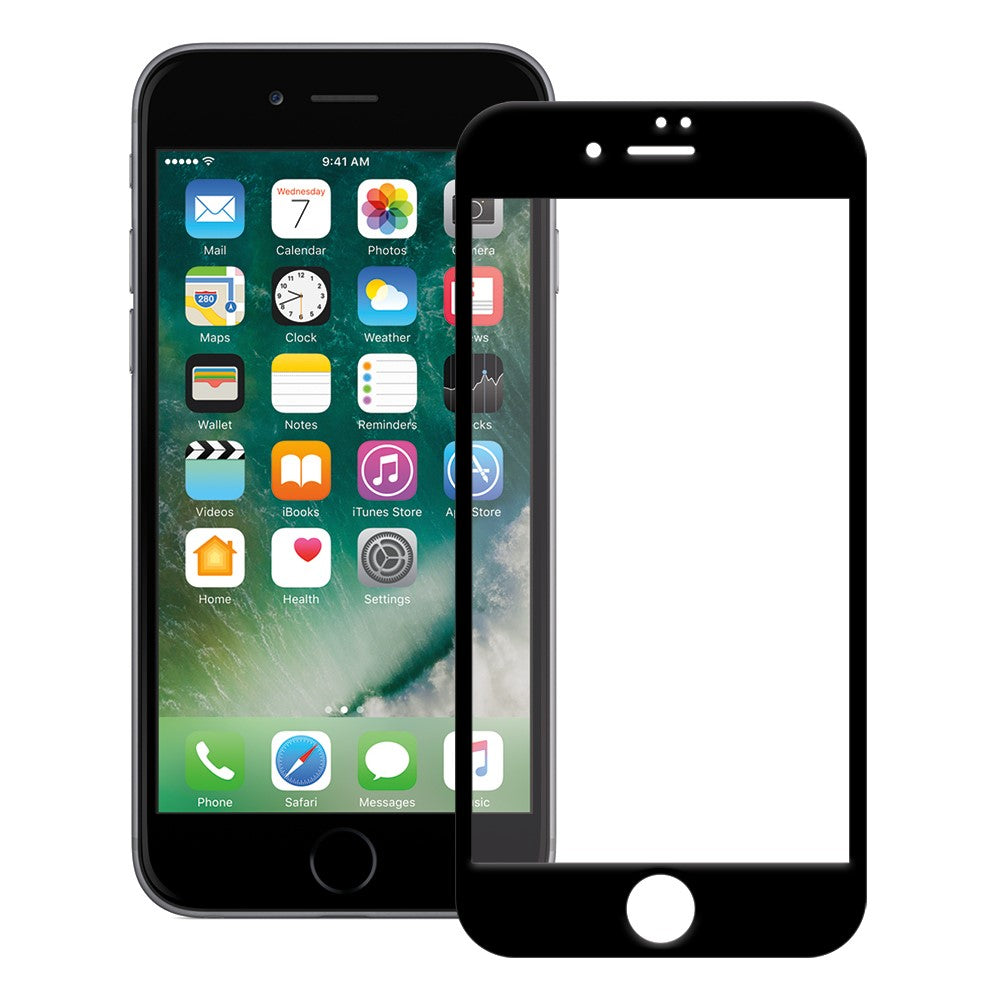 iPhone 7 / 8 / SE (2020) / SE (2022) 9H Anti-Glare Matte Tempered Glass Screen Protector - Black