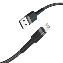 Load image into Gallery viewer, iQuick Braided Lightning to USB-A Fast Charging Cable 1M
