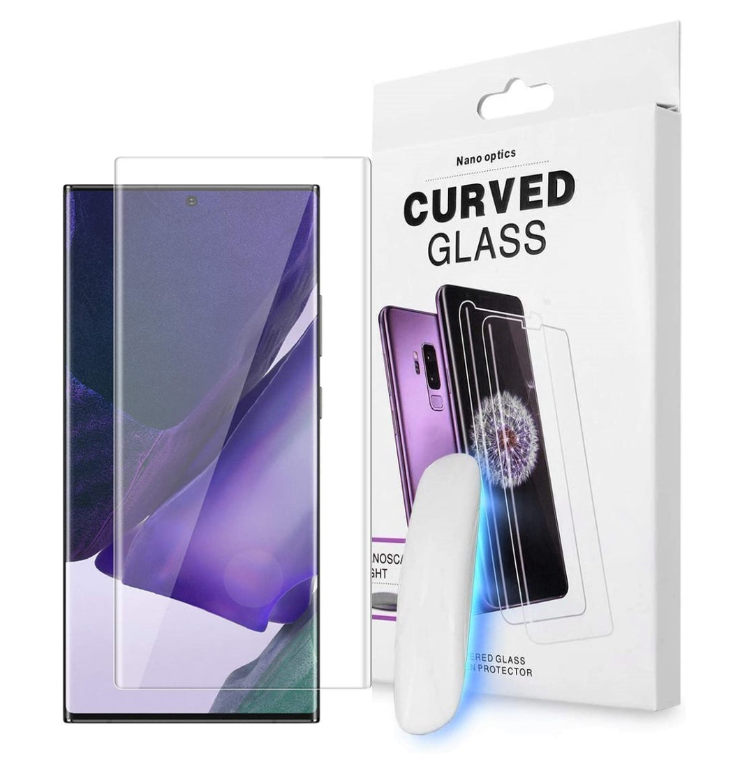 Samsung Galaxy Note 20 Ultra UV GLUE Screen Protector Tempered Glass Nano Optics