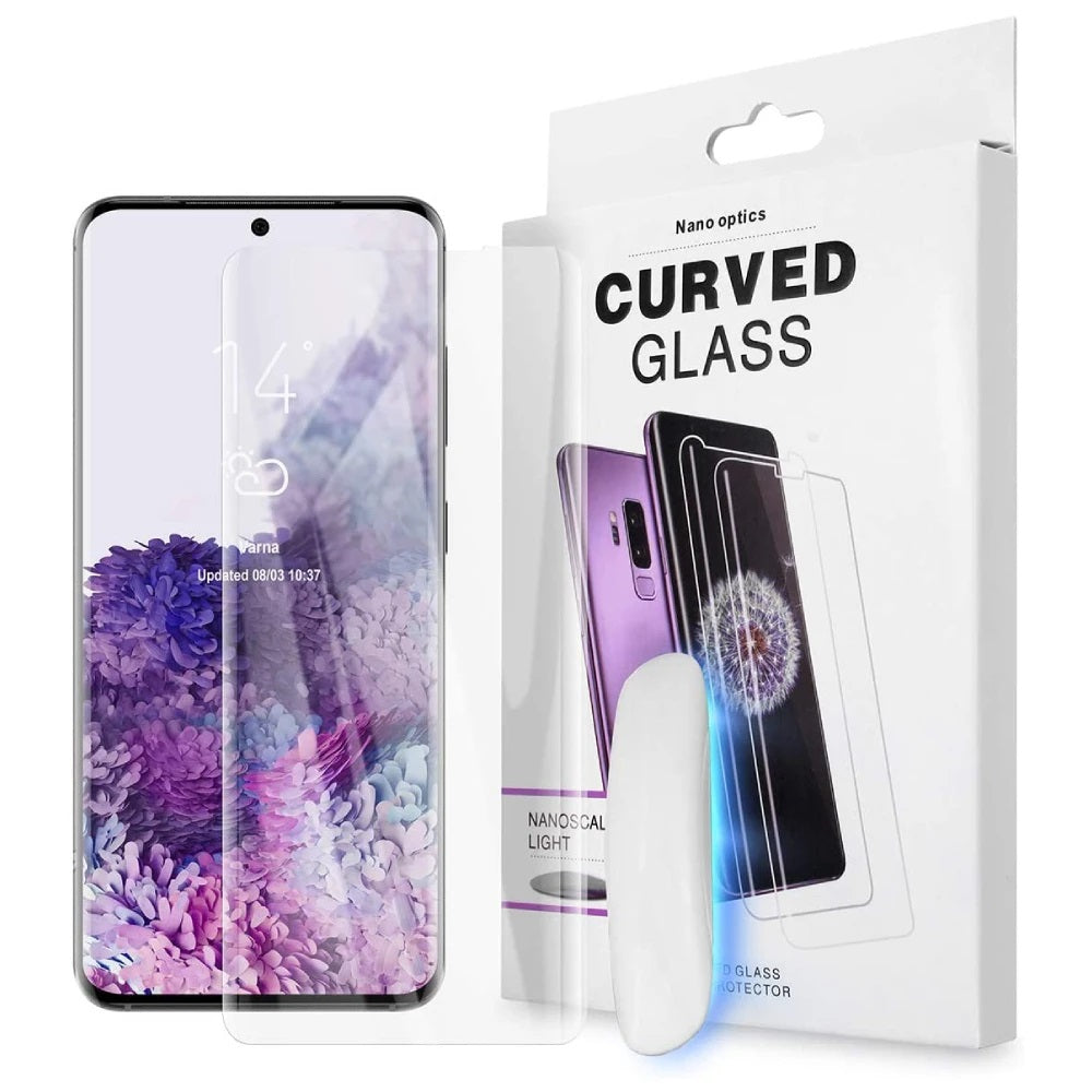 Samsung Galaxy S20 Ultra UV Glue Tempered Glass Screen Protector - Nano Optics