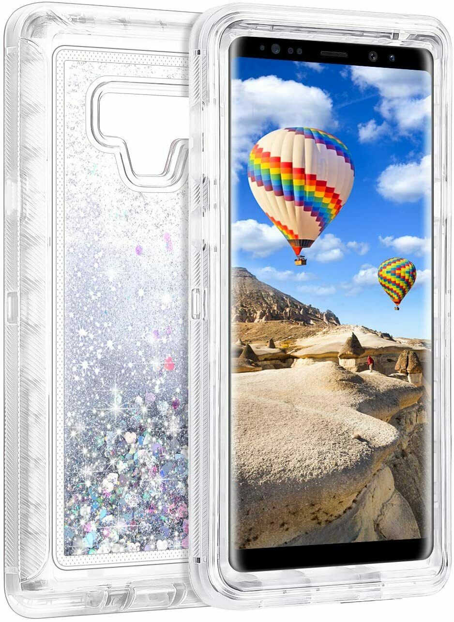 Samsung Galaxy Note 9 Liquid Glitter Shockproof Case