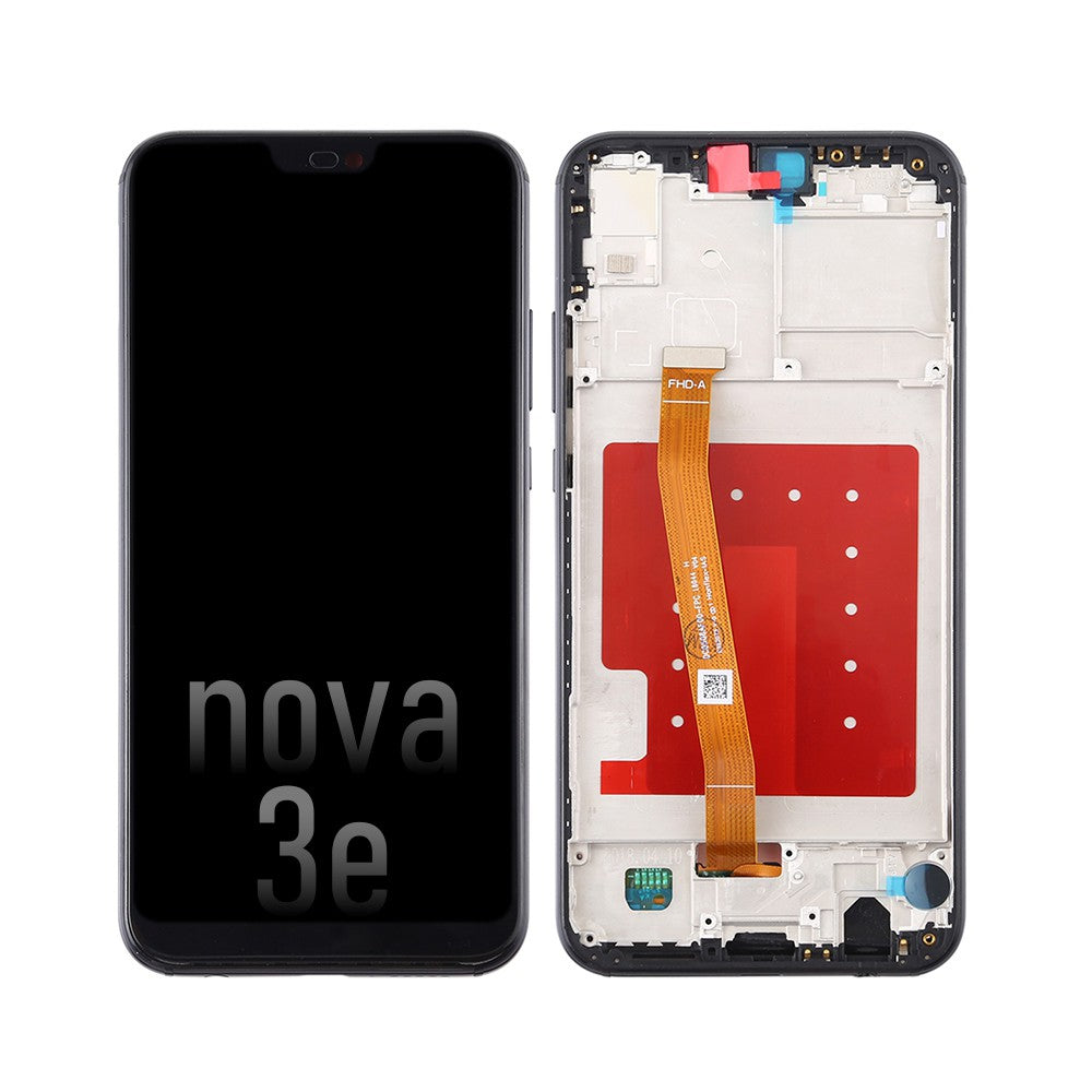 LCD Screen Digitizer Replacement with Frame for Huawei nova 3e - Blue