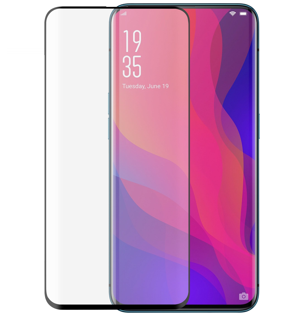 Oppo Find X Full Glue Coverage 9H Tempered Glass Screen Protector