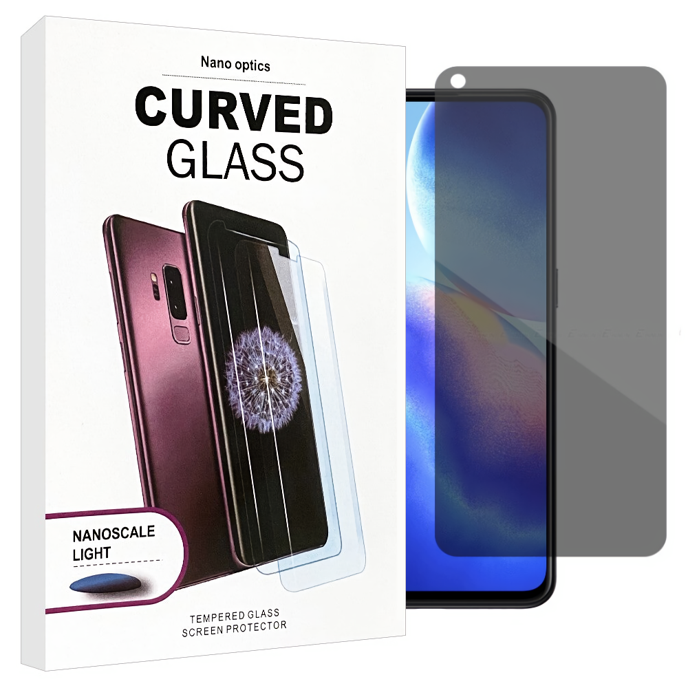 OPPO Reno 6 Pro PRIVACY Screen Protector UV GLUE Tempered Glass Nano Optics