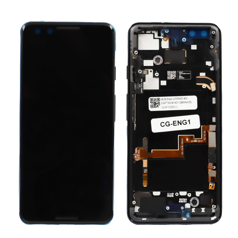 LCD Screen Digitizer Replacement with Frame for Google Pixel 3