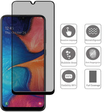 Load image into Gallery viewer, Samsung Galaxy M10 PRIVACY Screen Protector No-Peep Anti-Spy Tempered Glass
