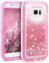 Load image into Gallery viewer, Samsung Galaxy S7 Edge Liquid Glitter Shockproof Case
