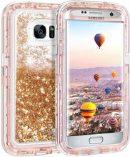 Load image into Gallery viewer, Samsung Galaxy S7 Edge Liquid Glitter Shockproof Case
