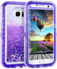 Load image into Gallery viewer, Samsung Galaxy S7 Edge Liquid Glitter Shockproof Case
